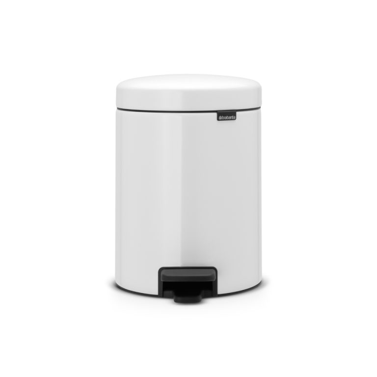 Brabantia Newicon Pedaalemmer 5L Wit | Kopen bij Flickmyhouse
