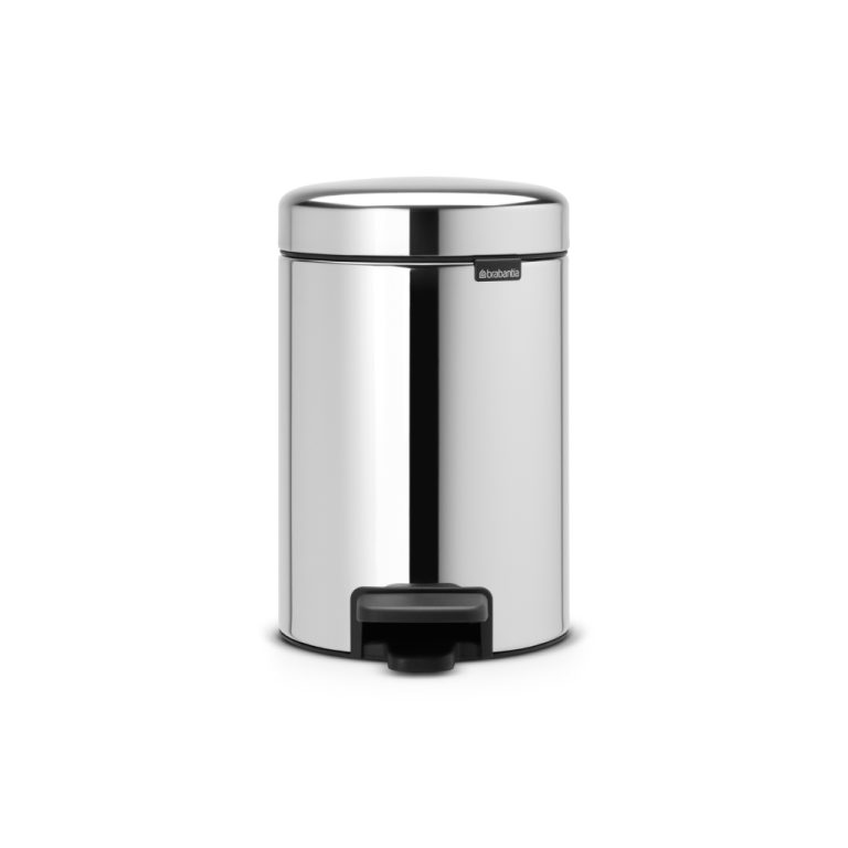 Brabantia Newicon Pedaalemmer 3L Brilliant Staal | Kopen bij Flickmyhouse