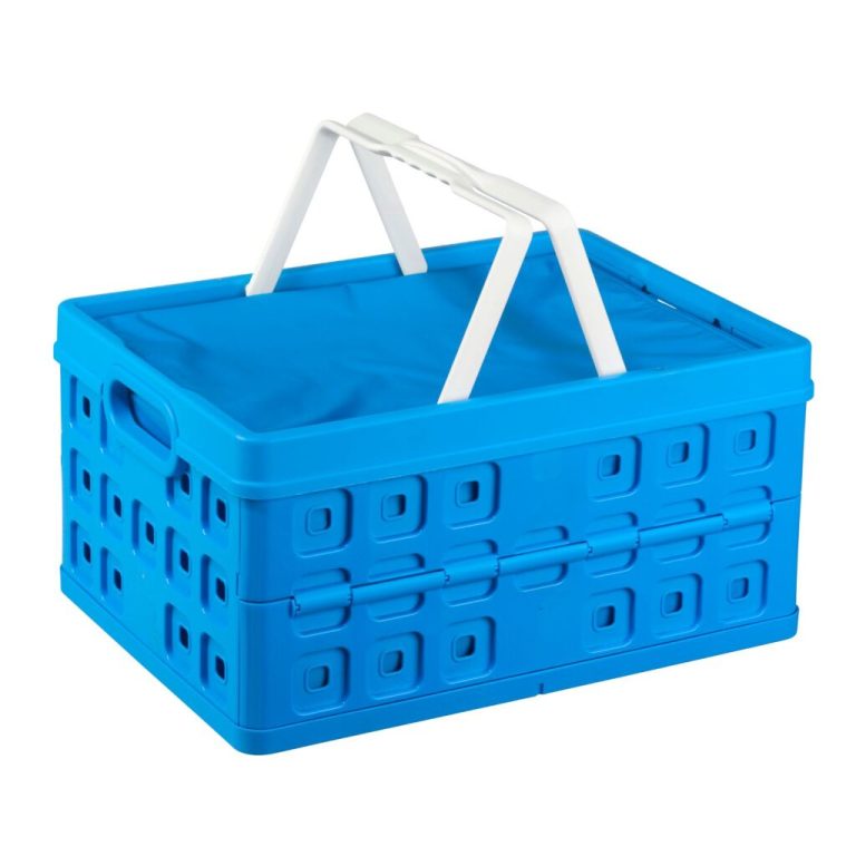 Sunware Square Vouwkrat + Koeltas 32L 49x36x24.5 cm Blauw | Kopen bij Flickmyhouse
