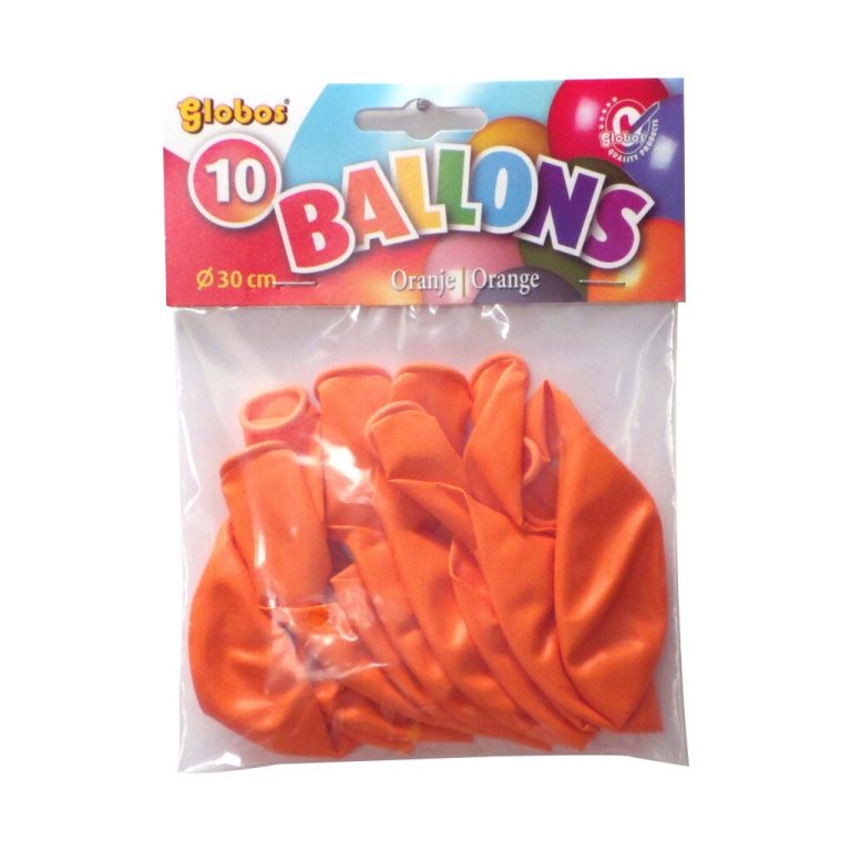 Globos Ballonnen 10 Stuks Oranje | Kopen bij Flickmyhouse
