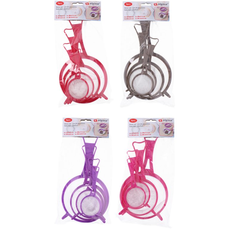 Alpina Zeefset 4 Delig Kunststof Verschillende Uitvoeringen | Kopen bij Flickmyhouse