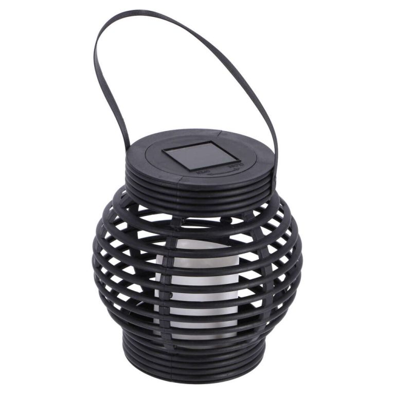 Grundig Soloar LED Lantaarn 15x16 cm Zwart | Kopen bij Flickmyhouse