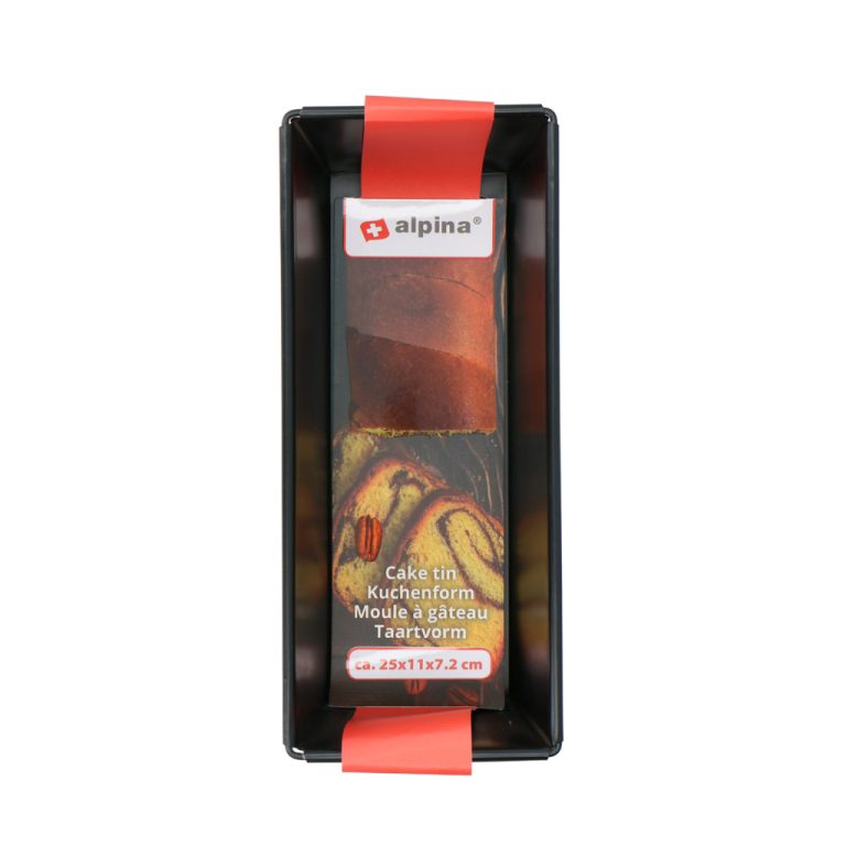 Alpina Cakevorm 25x11x7.2 cm Zwart | Kopen bij Flickmyhouse