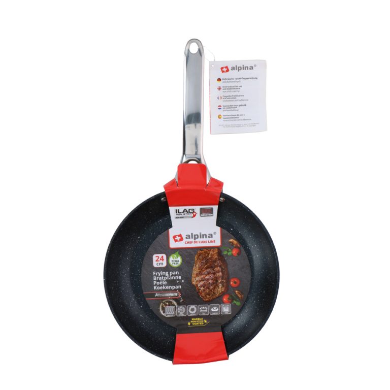 Alpina Koekenpan 24 cm Zwart | Kopen bij Flickmyhouse