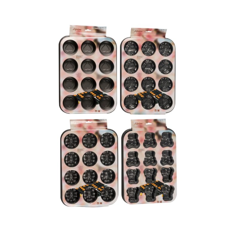 Lifetime Muffin-Bakvorm 43.5x28.4 cm Zwart Assorti | Kopen bij Flickmyhouse