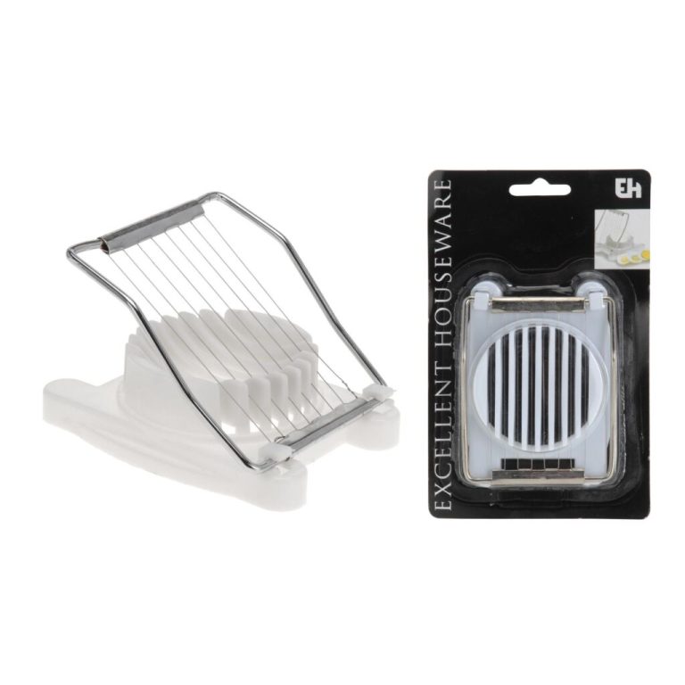 Excellent Houseware Eiersnijder Wit/RVS | Kopen bij Flickmyhouse