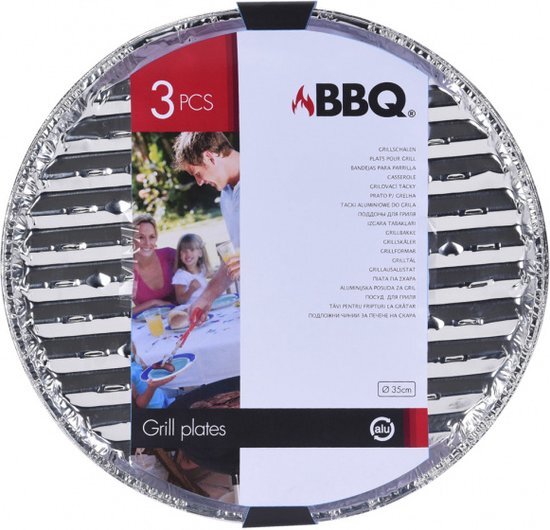 Barbecue Grillschalen Rond 35 cm 3 stuks | Kopen bij Flickmyhouse