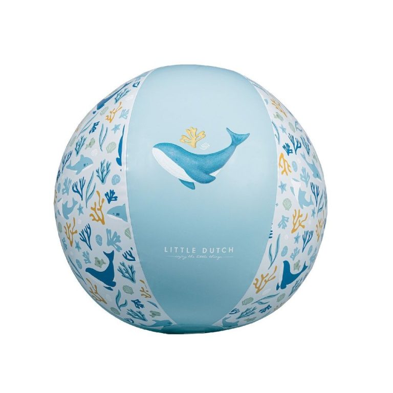 Little Dutch Ocean Dreams Strandbal 35 cm Blauw | Kopen bij Flickmyhouse