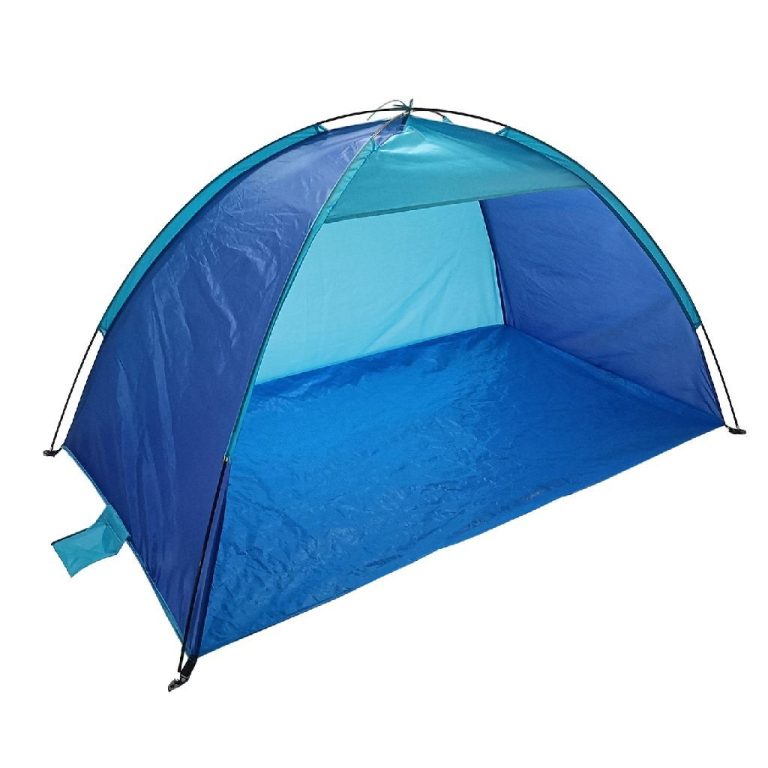 Summertime Beachshelter 190x100x100 cm Blauw | Kopen bij Flickmyhouse