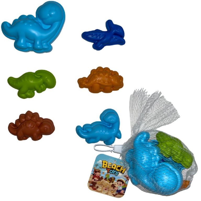 Summertime Zandvormpjes Dino 6 Stuks | Kopen bij Flickmyhouse