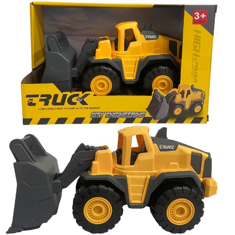 Summertime Shovel Truck 25 cm Geel/Zwart | Kopen bij Flickmyhouse