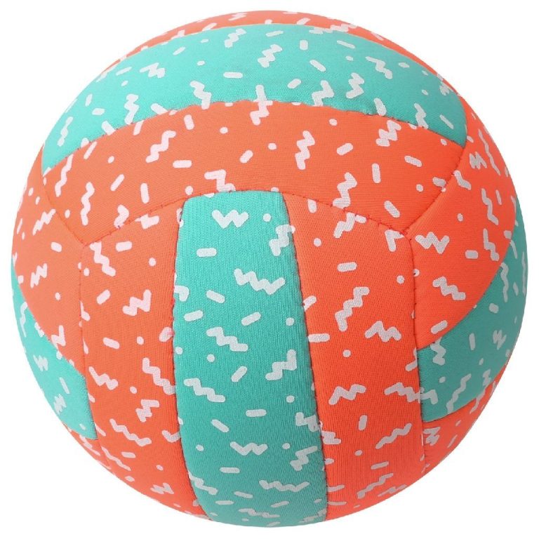 Volleybal Neopreen 21 cm Mint/Rood | Kopen bij Flickmyhouse