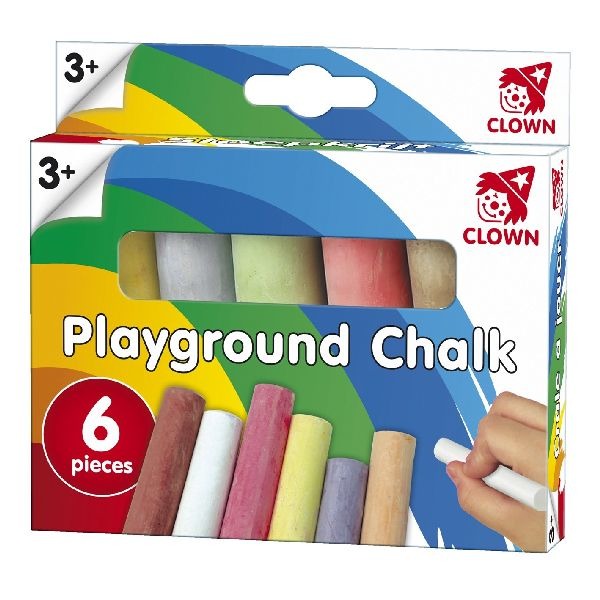 Clown Stoepkrijt 6 Stuks | Kopen bij Flickmyhouse