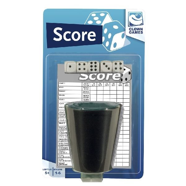 Clown Dobbelset + Scoreblok | Kopen bij Flickmyhouse