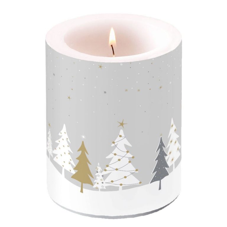 Ambiente Stompkaars Midnight Trees 10x12 cm Grijs | Kopen bij Flickmyhouse