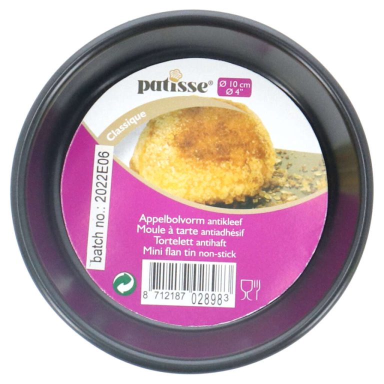 Patisse Appelbolvorm 10 cm RVS/Zwart | Kopen bij Flickmyhouse