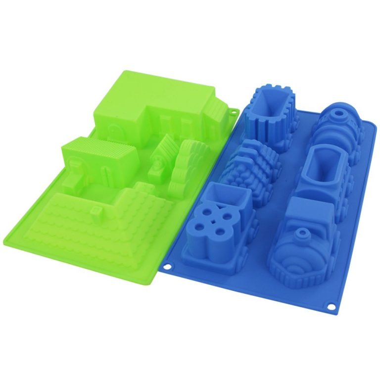 Siliconen Bakvorm Trein/Huis 17x5x30 cm | Kopen bij Flickmyhouse