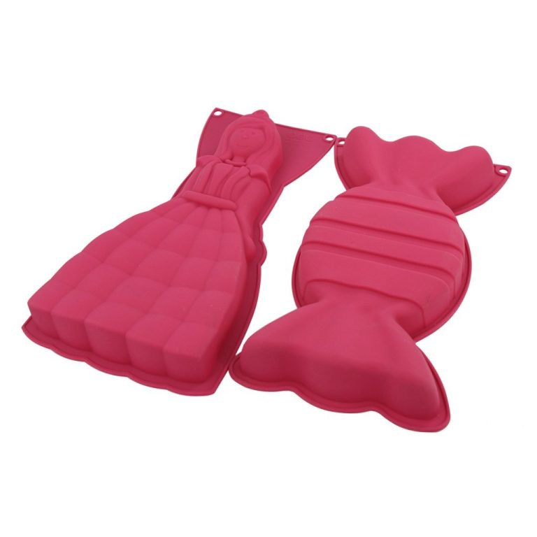 Silicone Bakvorm Snoep/Princes 17x3x32 cm Roze | Kopen bij Flickmyhouse