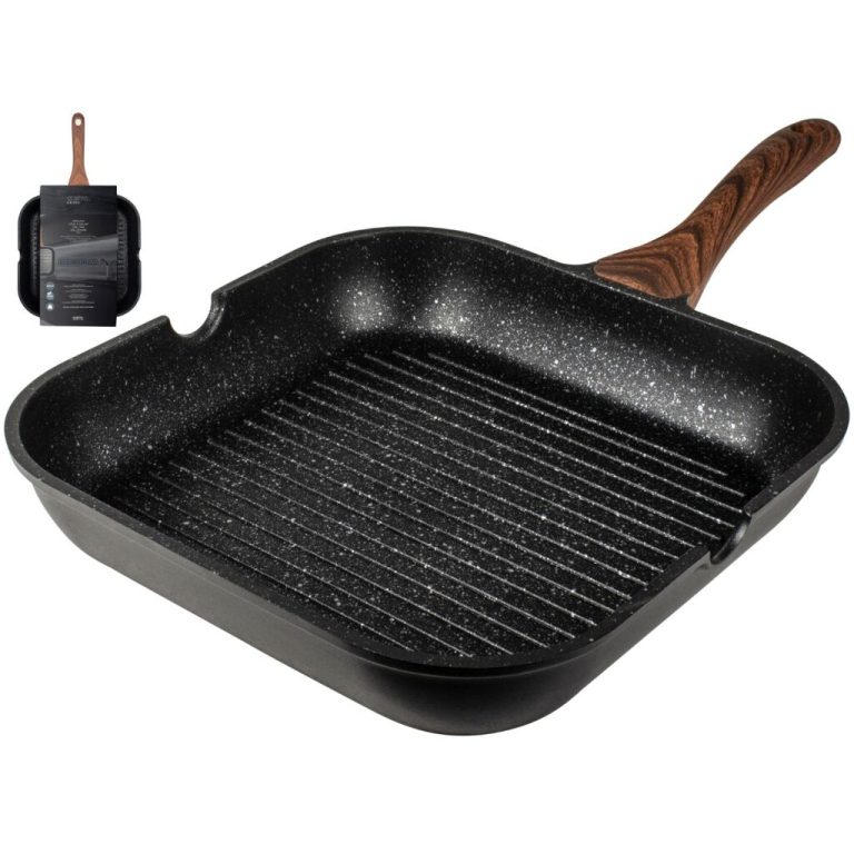 Gusta Granito Fuerte Stone Grillpan 28 cm Zwart/Bruin | Kopen bij Flickmyhouse