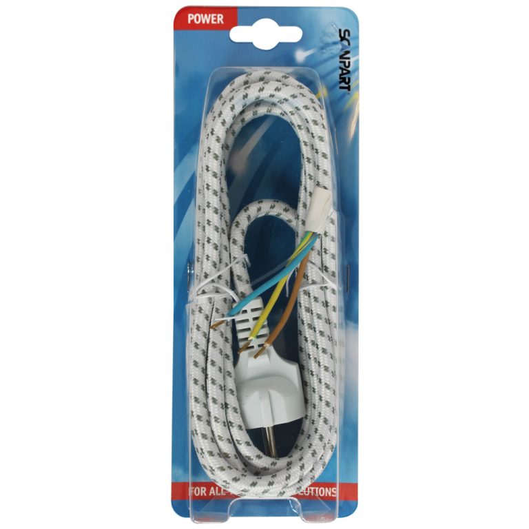 Scanpart Strijkijzersnoer Omsponnen 3 M | Kopen bij Flickmyhouse