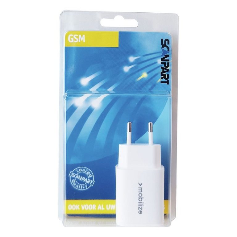 Scanpart GSM Lader USB-A en USB-C 25W Wit | Kopen bij Flickmyhouse