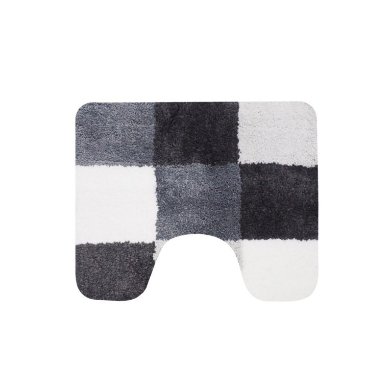 Dutch House Toiletmat Brest 60x50 cm Grijs | Kopen bij Flickmyhouse