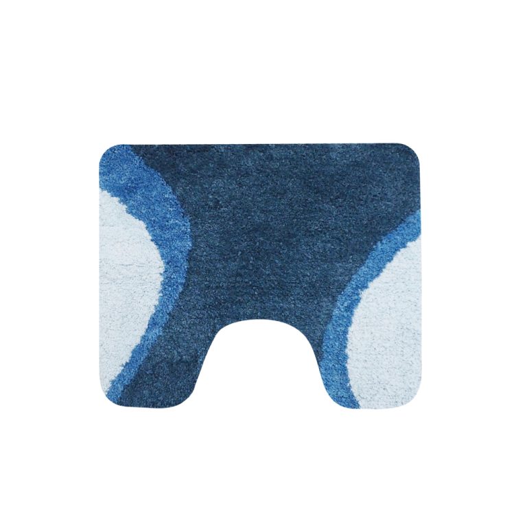 Dutch House Toiletmat Metz 60x50 cm Blauw | Kopen bij Flickmyhouse
