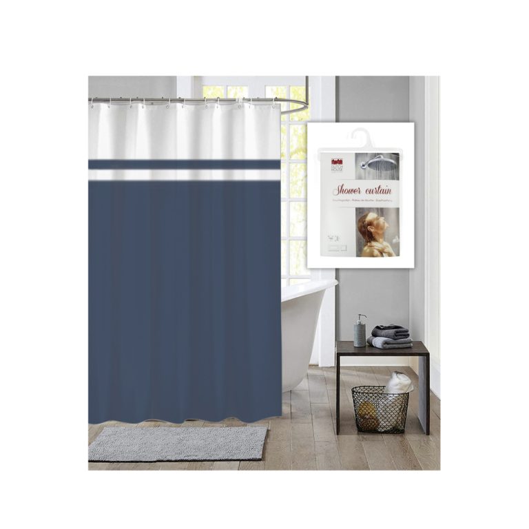 Dutch House Douchegordijn 180x200 cm Blauw | Kopen bij Flickmyhouse