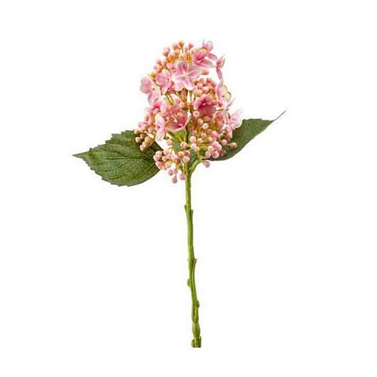 Kunstbloem Hortensia 38 cm Roze | Kopen bij Flickmyhouse