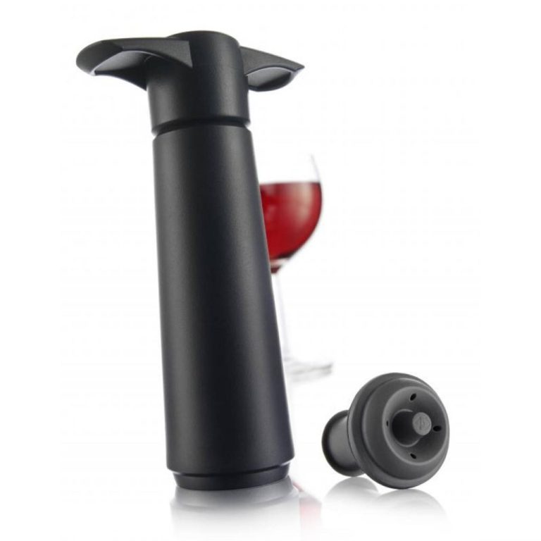 Vacuvin Wijnvacu&uuml;mpomp + Dop Zwart | Kopen bij Flickmyhouse