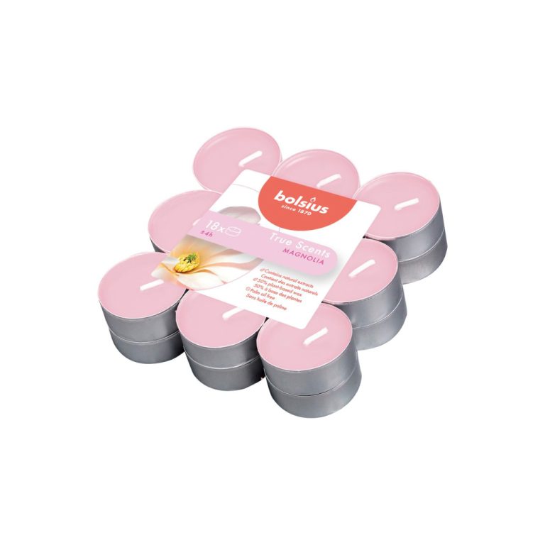 Bolsius True Scents Geurtheelicht Magnolia 18 Stuks | Kopen bij Flickmyhouse