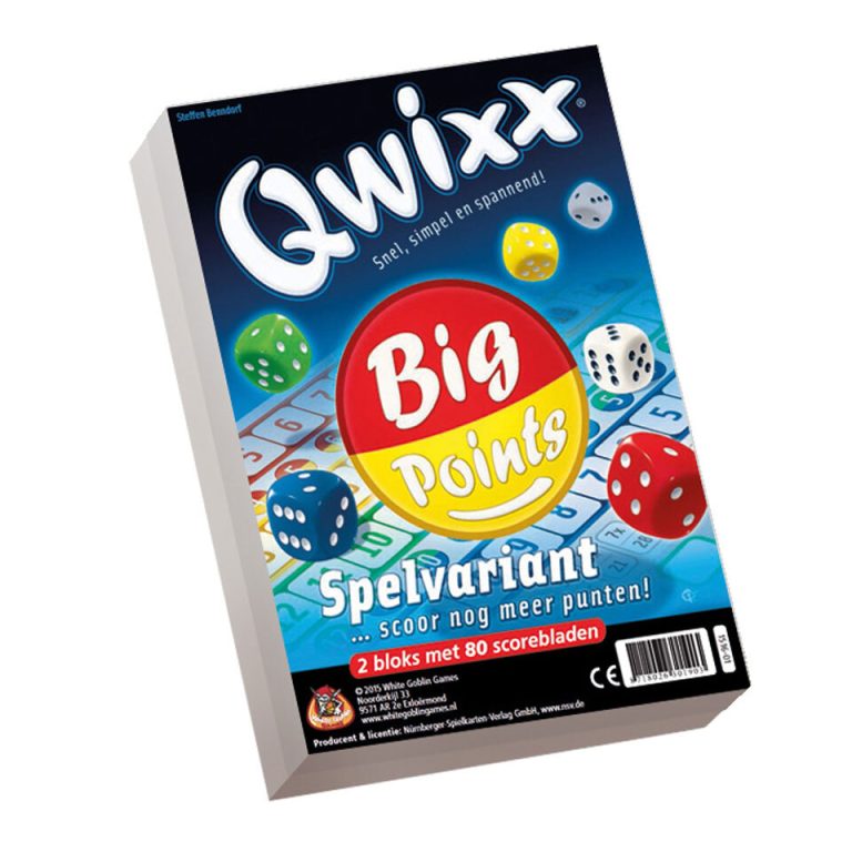 Qwixx Big Point | Kopen bij Flickmyhouse