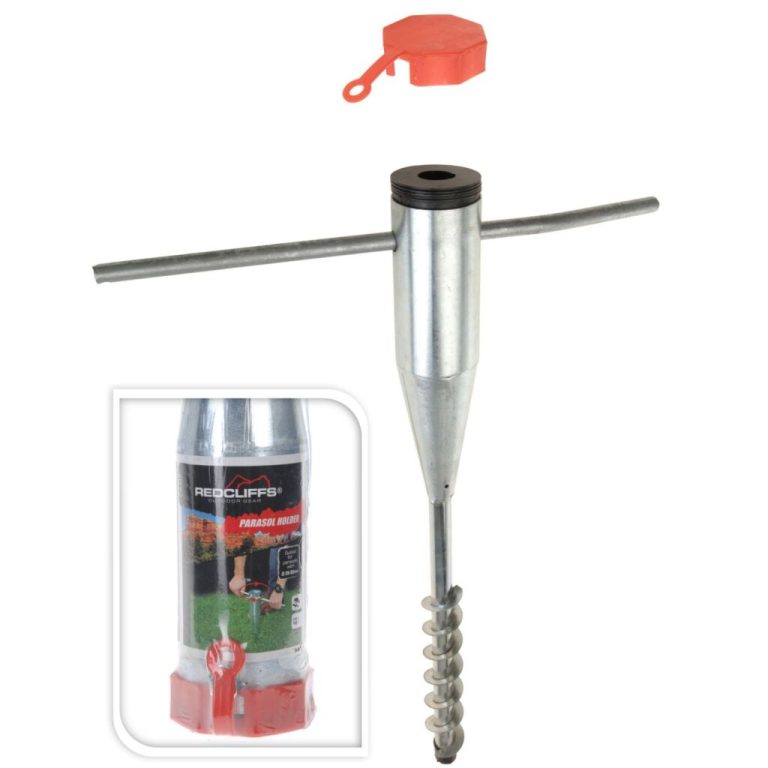 Redcliffs Metalen Parasolhouder 56x6.5 cm + 5 Adapter Ringen | Kopen bij Flickmyhouse