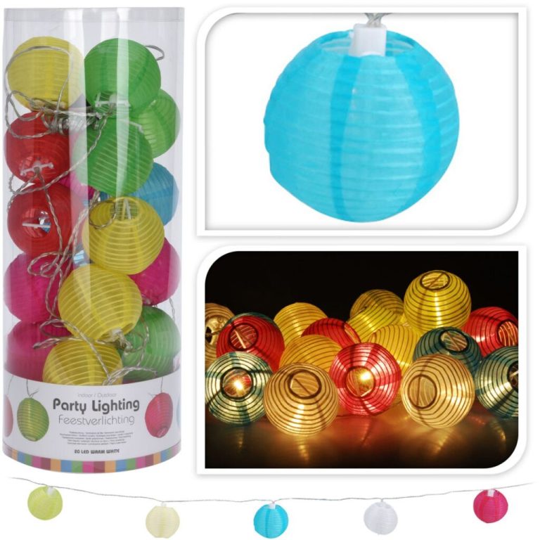 Party Lighting LED Lampions 20 Lampjes | Kopen bij Flickmyhouse