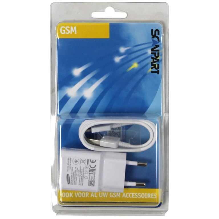 Scanpart Sam.snellade Usb-c 2a Wit Orig | Kopen bij Flickmyhouse