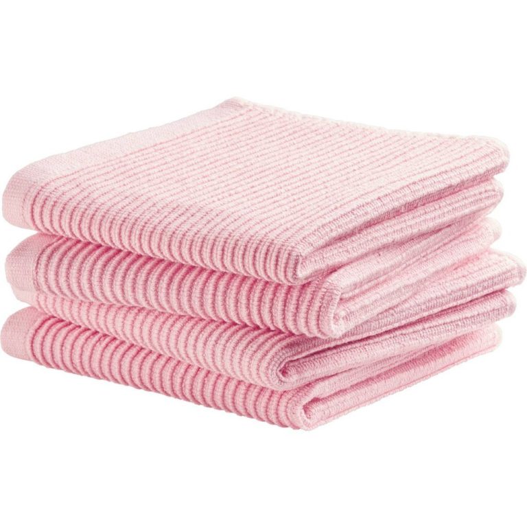 DDDDD Vaatdoeken 30x30 cm 4 Stuks Zachtroze/Katoen | Kopen bij Flickmyhouse