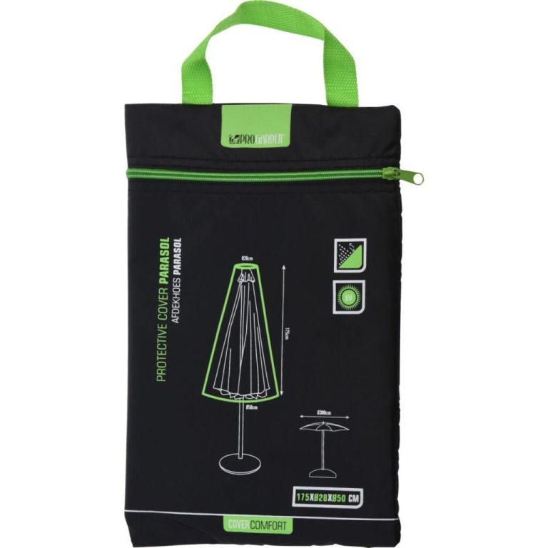 Pro Garden Afdekhoes voor Parasol 17.5x28x50 cm Zwart | Kopen bij Flickmyhouse