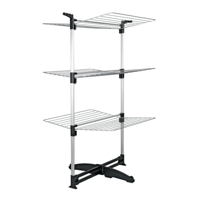 Tomado Ciclone Droogtoren 40 m Lijn 78x72x137 cm Zilver/Zwart | Kopen bij Flickmyhouse