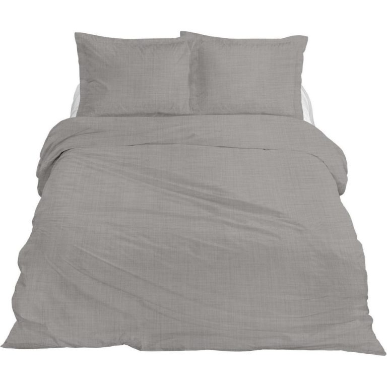 Ten Cate Premium Linnen Eenpersoons Dekbedovertrek 140x200/220 cm Cloudy Grey | Kopen bij Flickmyhouse