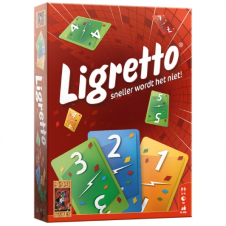 999 Games Spel Ligretto Rood | Kopen bij Flickmyhouse