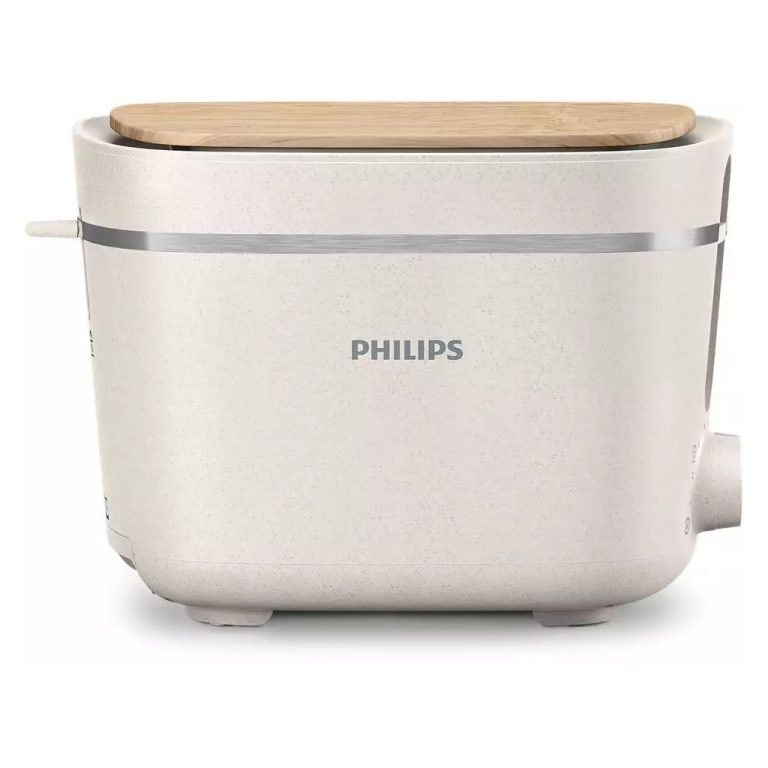 Philips HD2640/10 Eco Conscious Edition Broodrooster Wit/Hout | Kopen bij Flickmyhouse