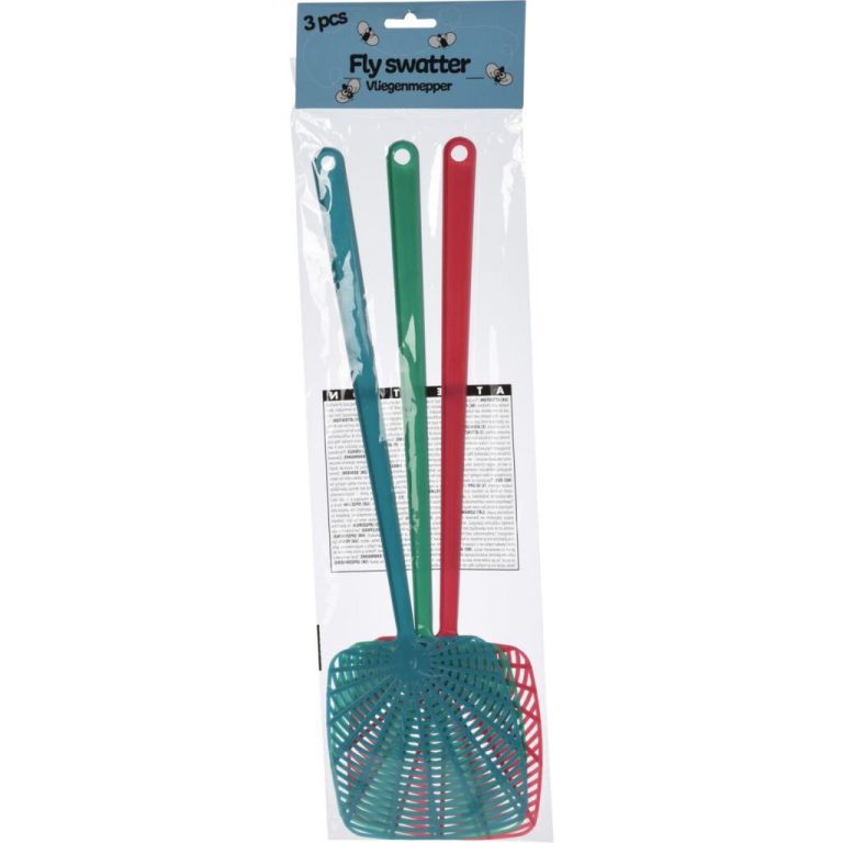 Vliegenmeppers 3 Stuks Rood/Blauw/Groen | Kopen bij Flickmyhouse