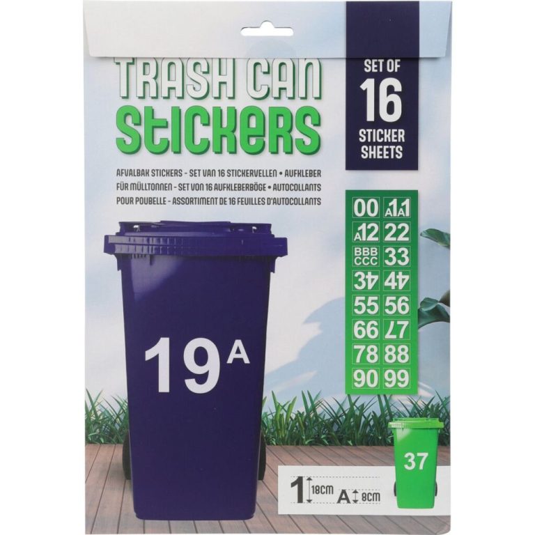 Afvalbak Stickervellen Set 16 Stuks | Kopen bij Flickmyhouse