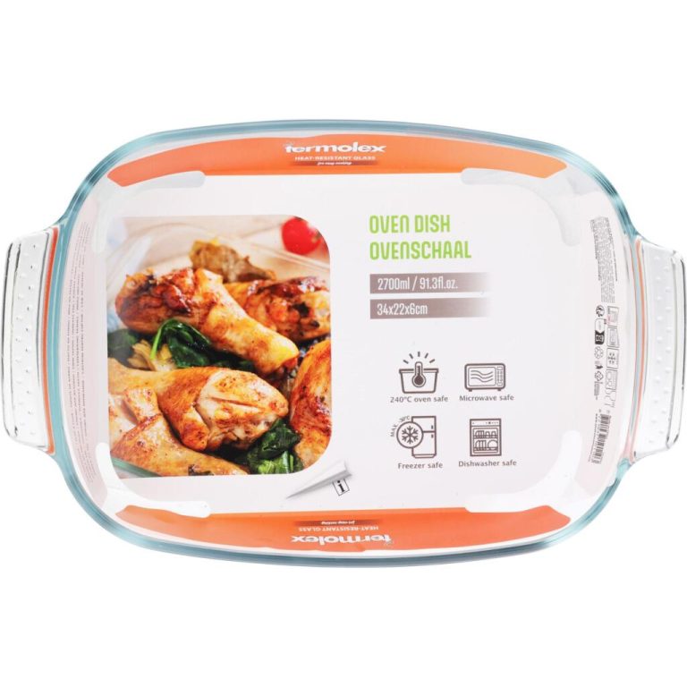Excellent Houseware Glazen Ovenschaal 2700 ml | Kopen bij Flickmyhouse