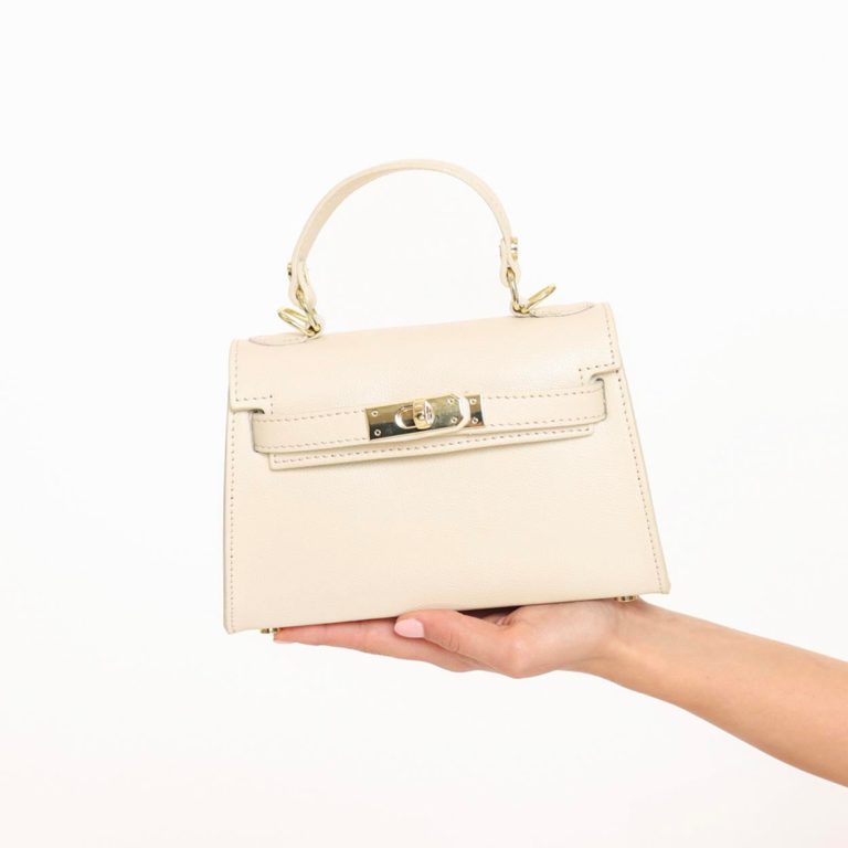 Beige Gouden Details - Tas | Olivia & Kate
