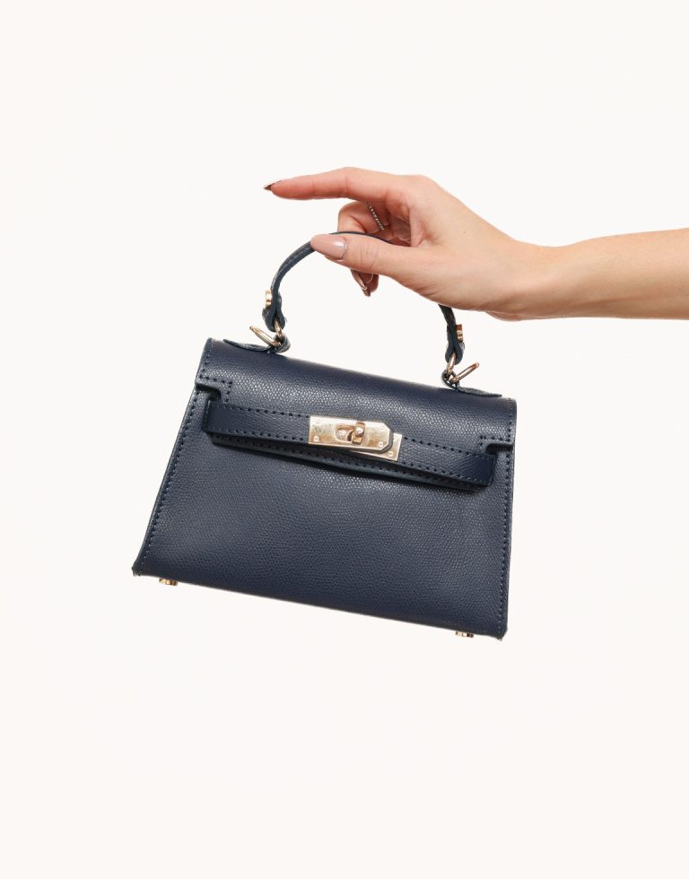 Navy Gouden Details - Tas | Olivia & Kate