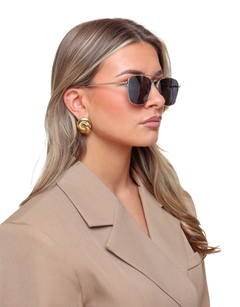 Zwarte Gouden Montuur - Zonnebril | Olivia & Kate