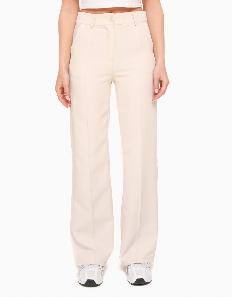 Beige Basic - Pantalon | Olivia & Kate