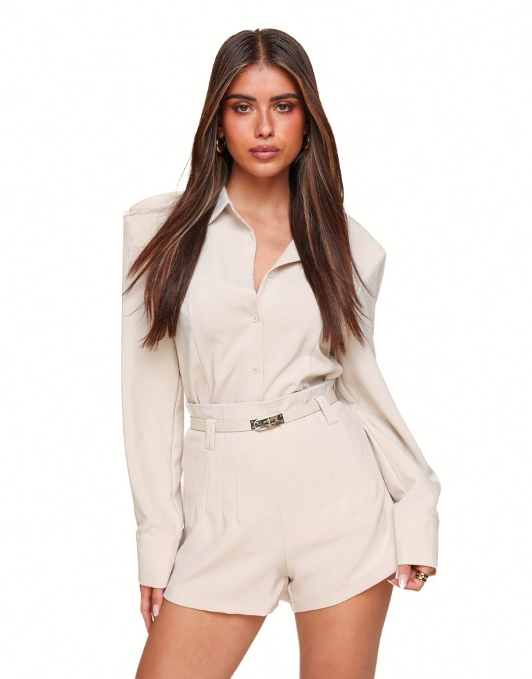 Beige Classic - Blouse | Olivia & Kate