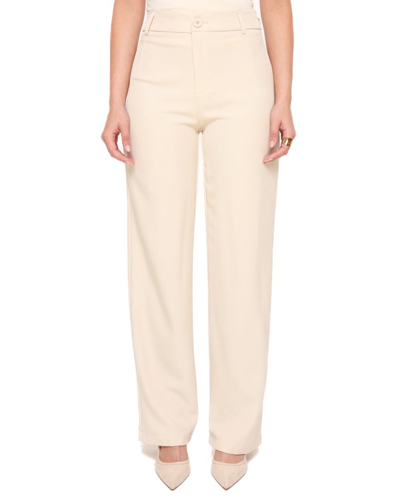 Beige Classic - Pantalon | Olivia & Kate